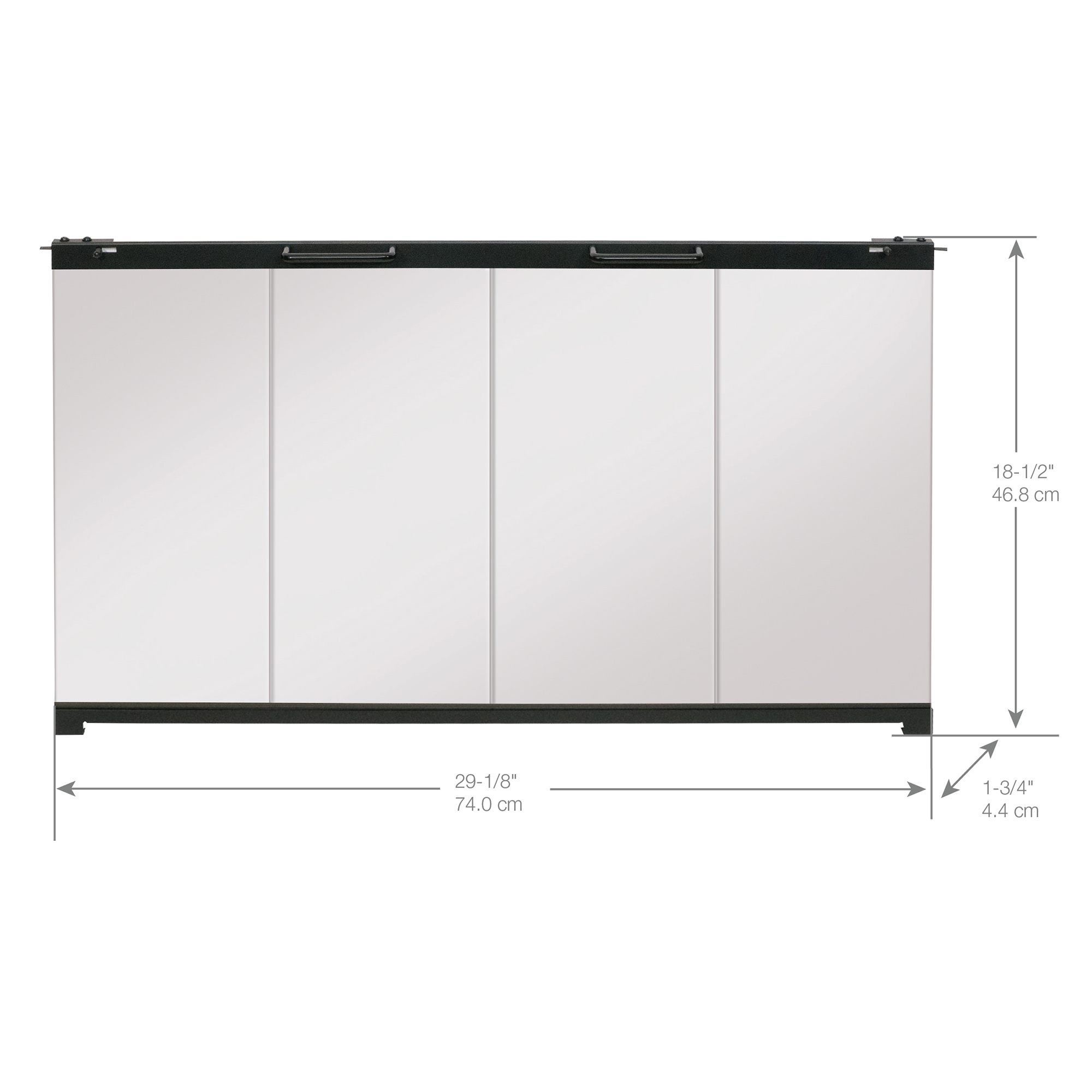 BFDOOR33BLKSM manufacturer dimension drawing