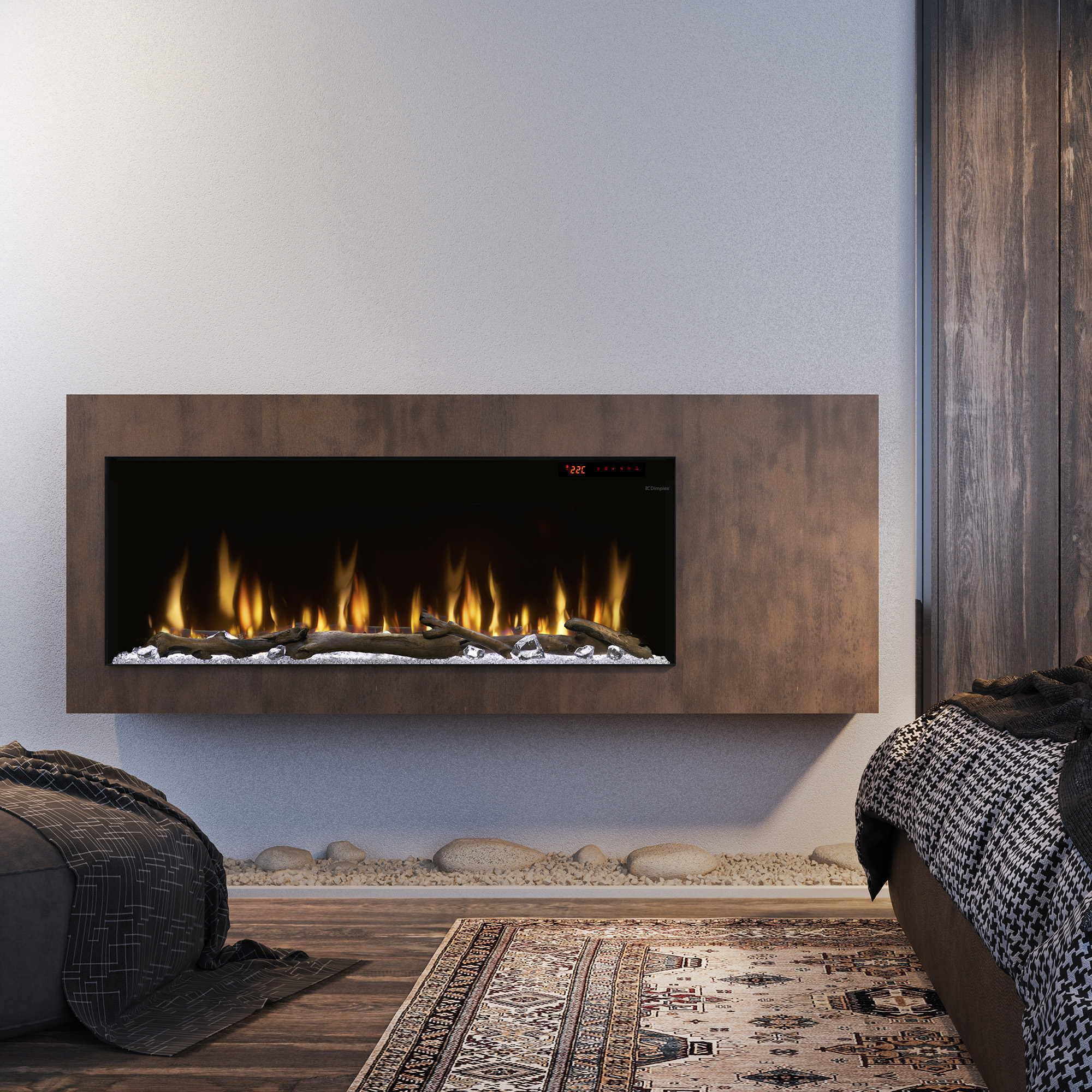 Ignite Bold fireplace in a finished room