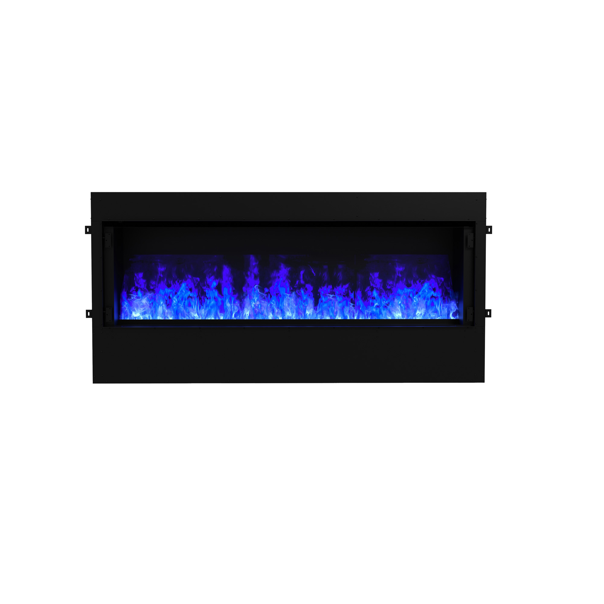 Optimyst RGB Pro Box illustrated flame presentation; decorative media choice may be sold separately