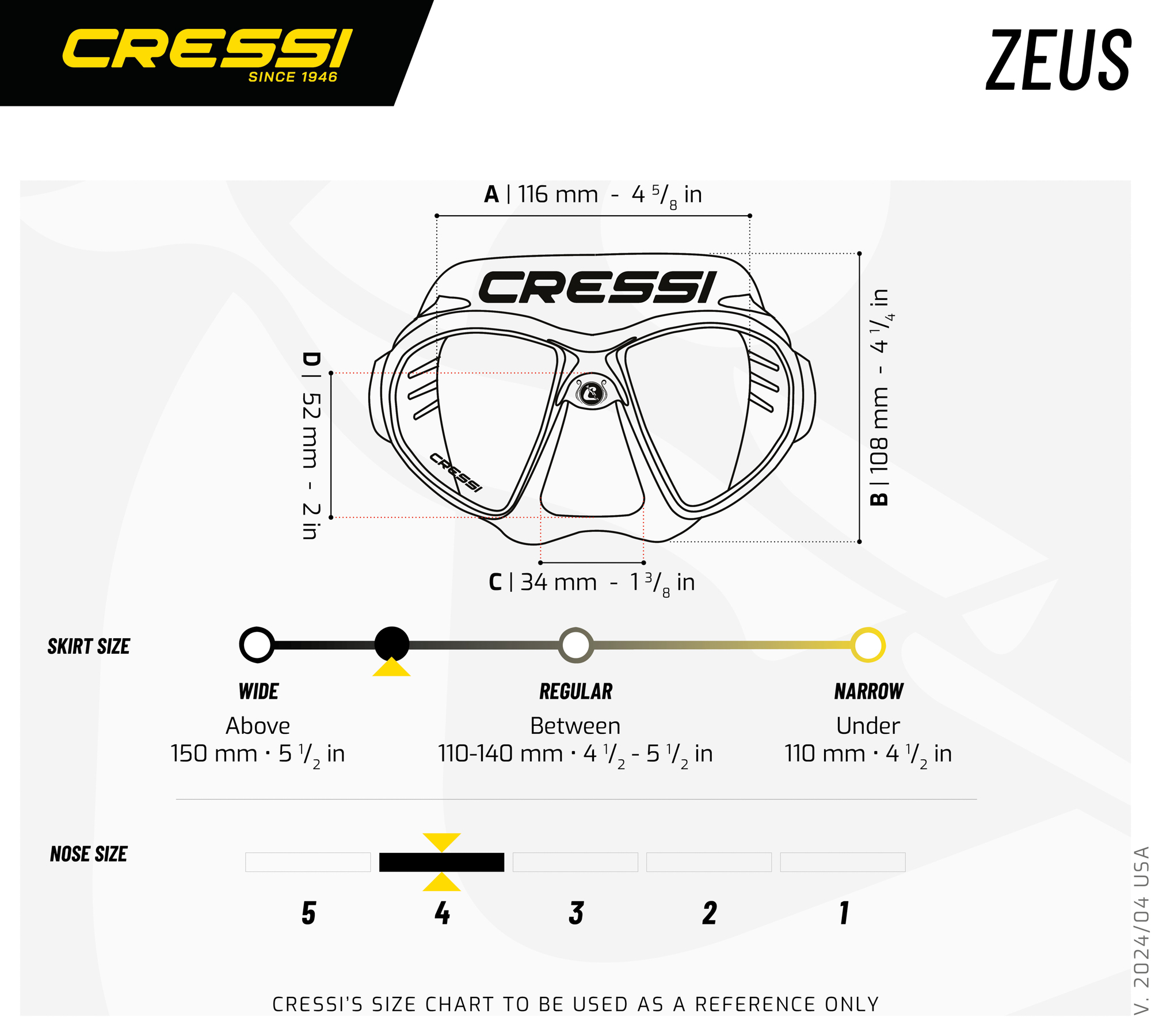 Sizechart