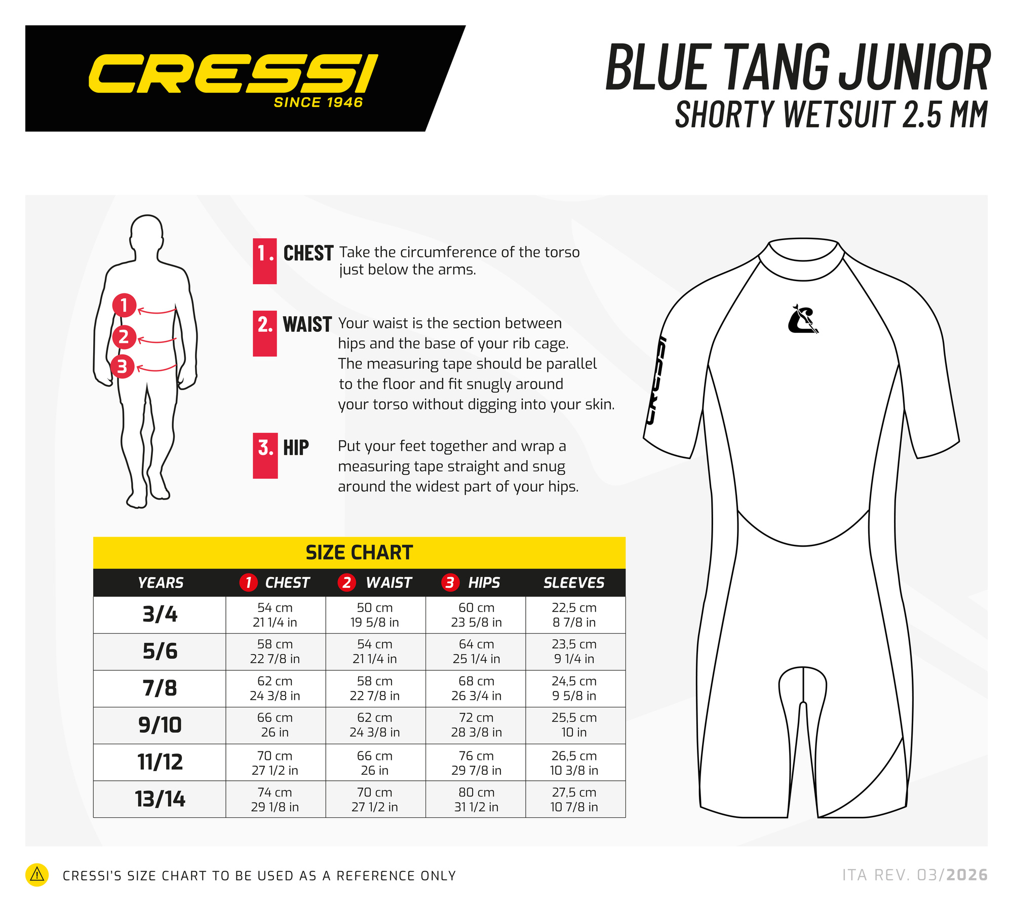 Sizechart