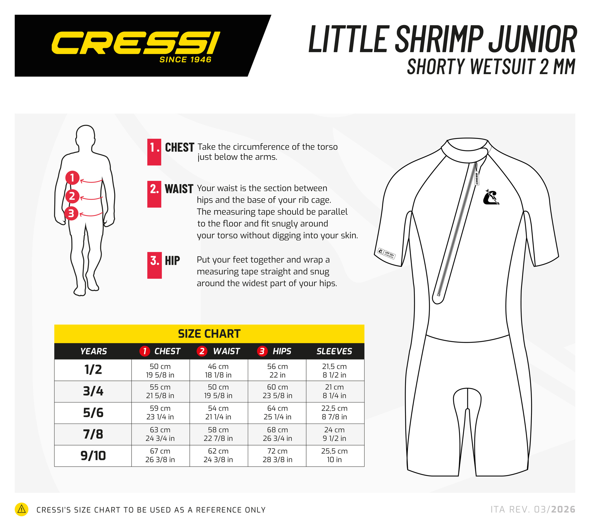 Sizechart