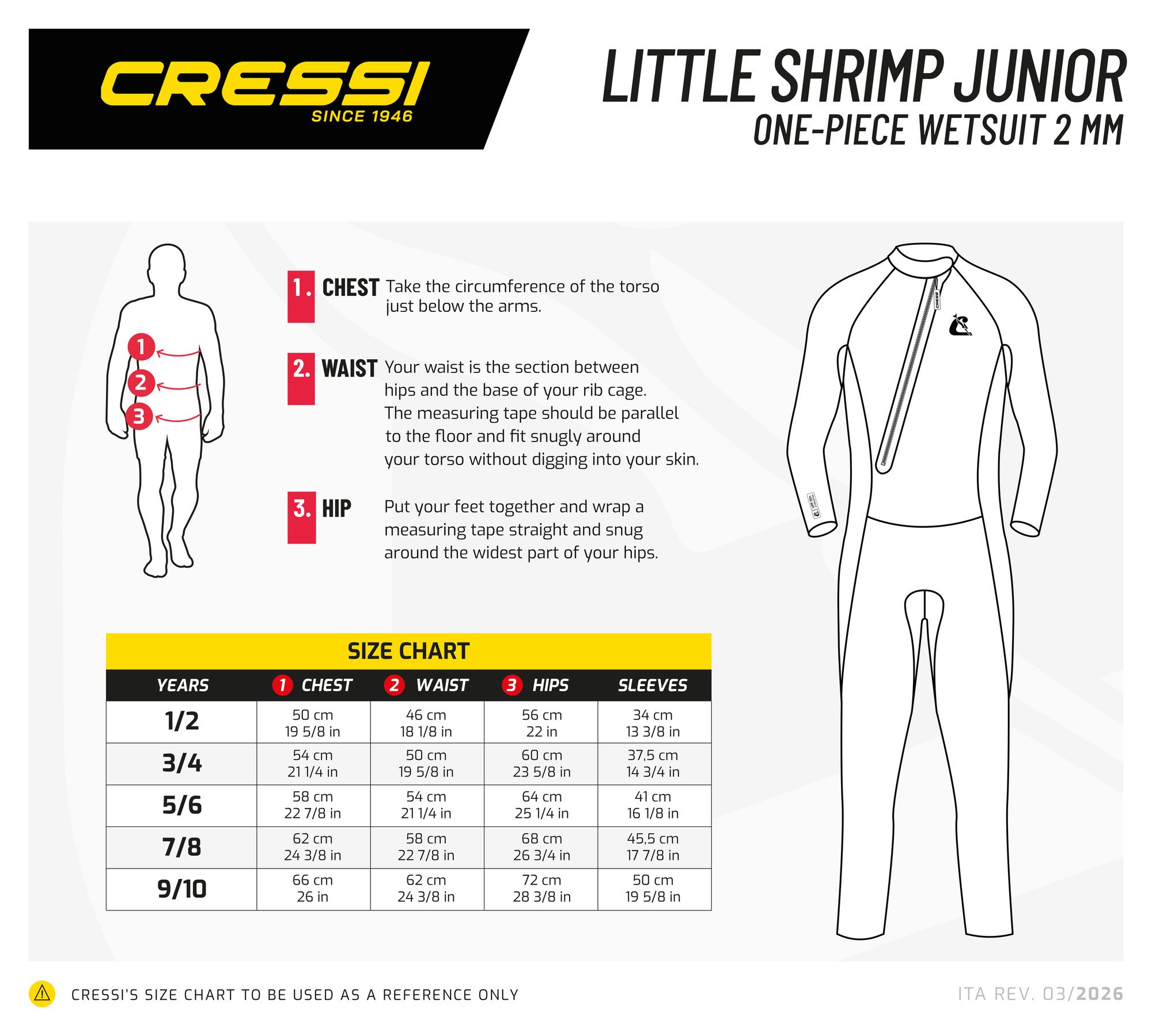 Sizechart