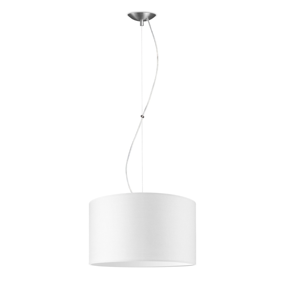 hanglamp basic deluxe bling Ø 40 cm - wit