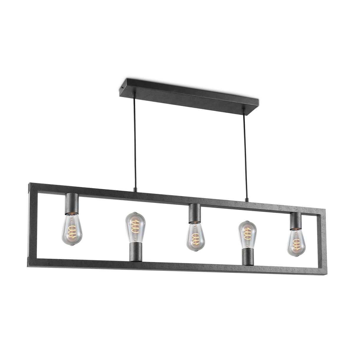 Home sweet home hanglamp Preto 5L - zwart