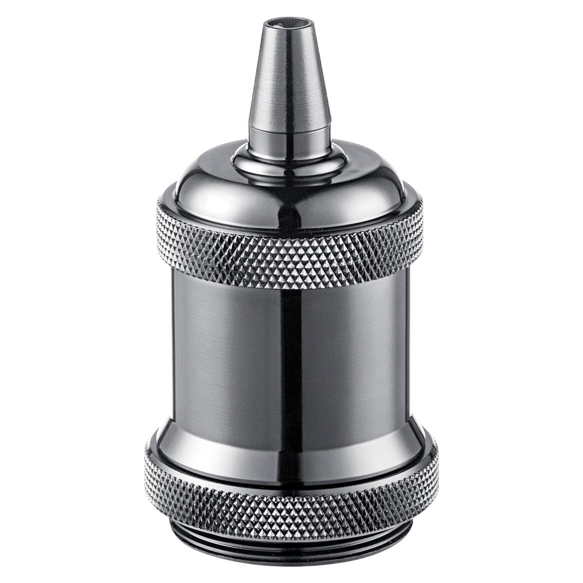 Home sweet home fitting metaal E27 - zwart