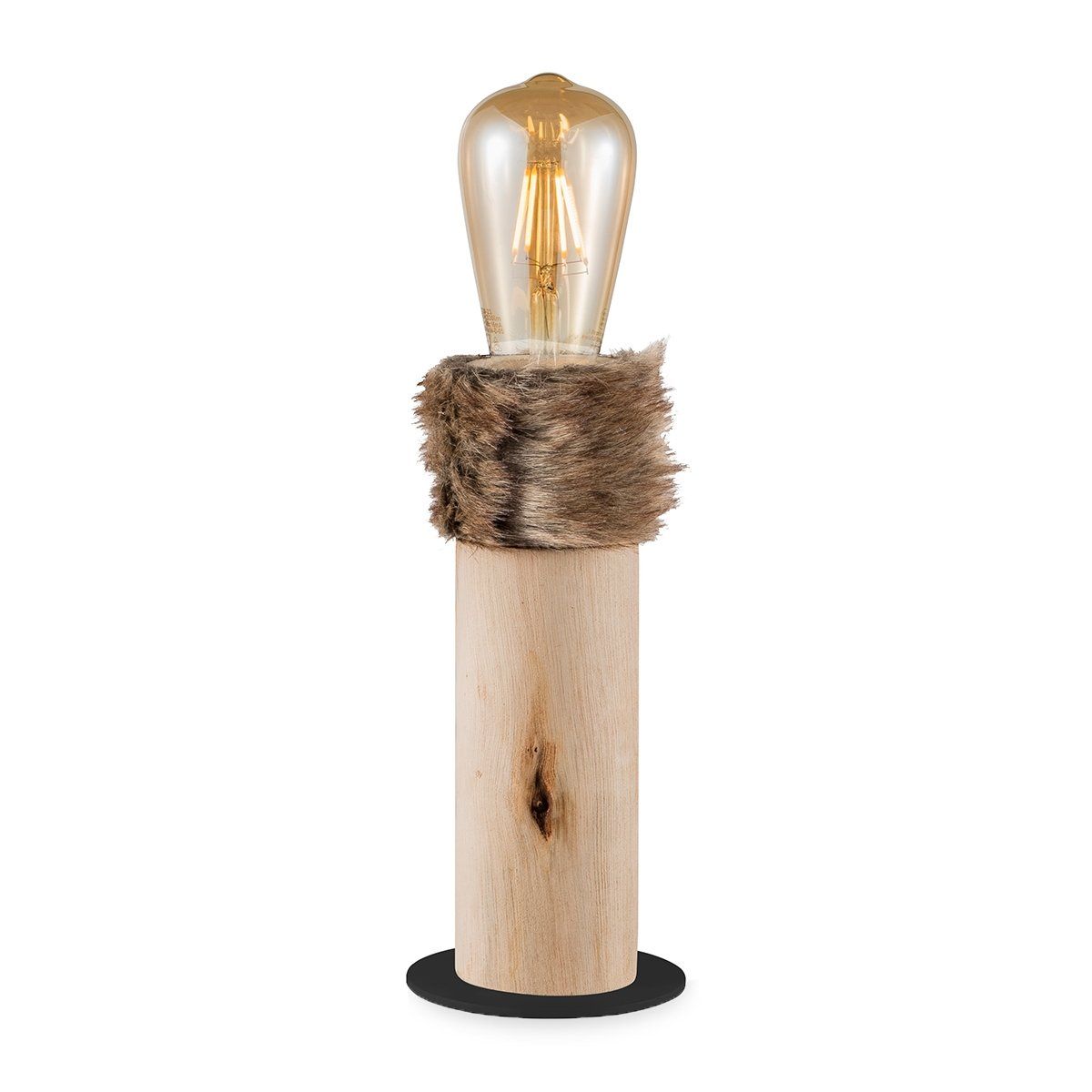 Home sweet home tafellamp Furdy large - hout