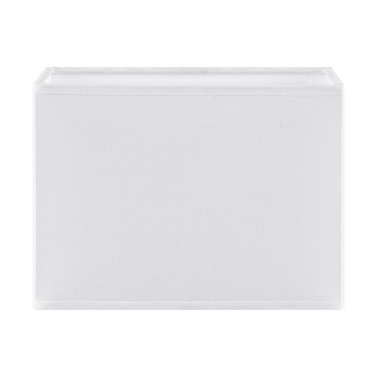 Home Sweet Home Vierkante witte lampenkap – Block - katoen – 18(H)x25(W)x25(L)cm – E27 – voor wand, tafel, vloer en hanglamp