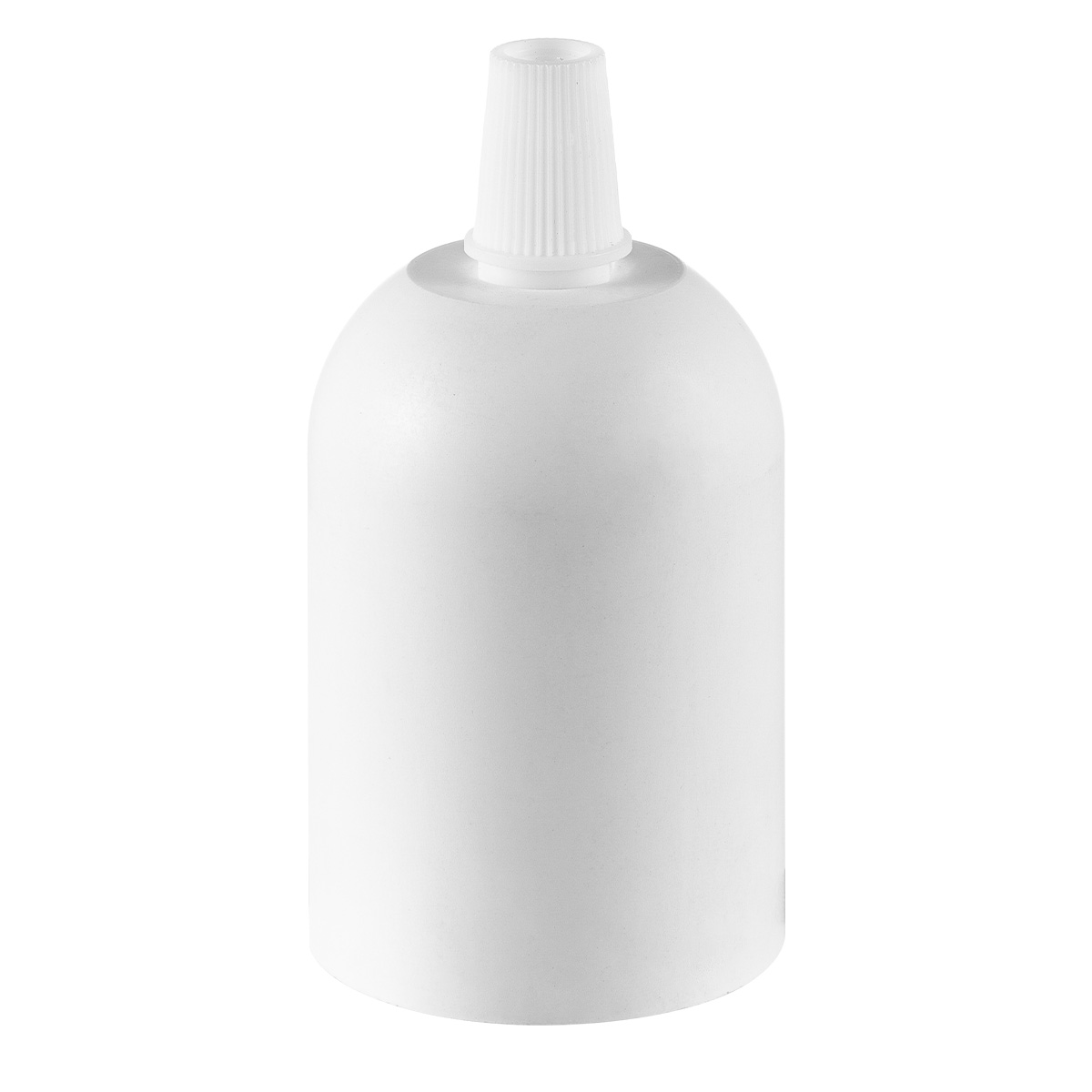 DIY lamphouders - Lamponderdelen - ø4.4 x 8.5 cm - E27 - Wit - Cilinder - Ontworpen voor Hanglampen, Wandlampen