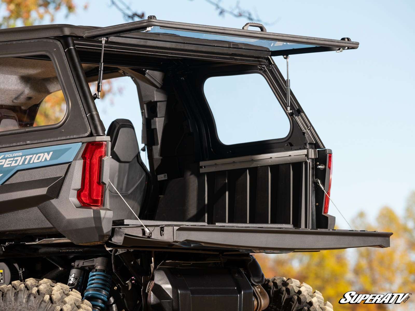 Pare-brise arrière rabattable en polycarbonate pour UTV SuperATV