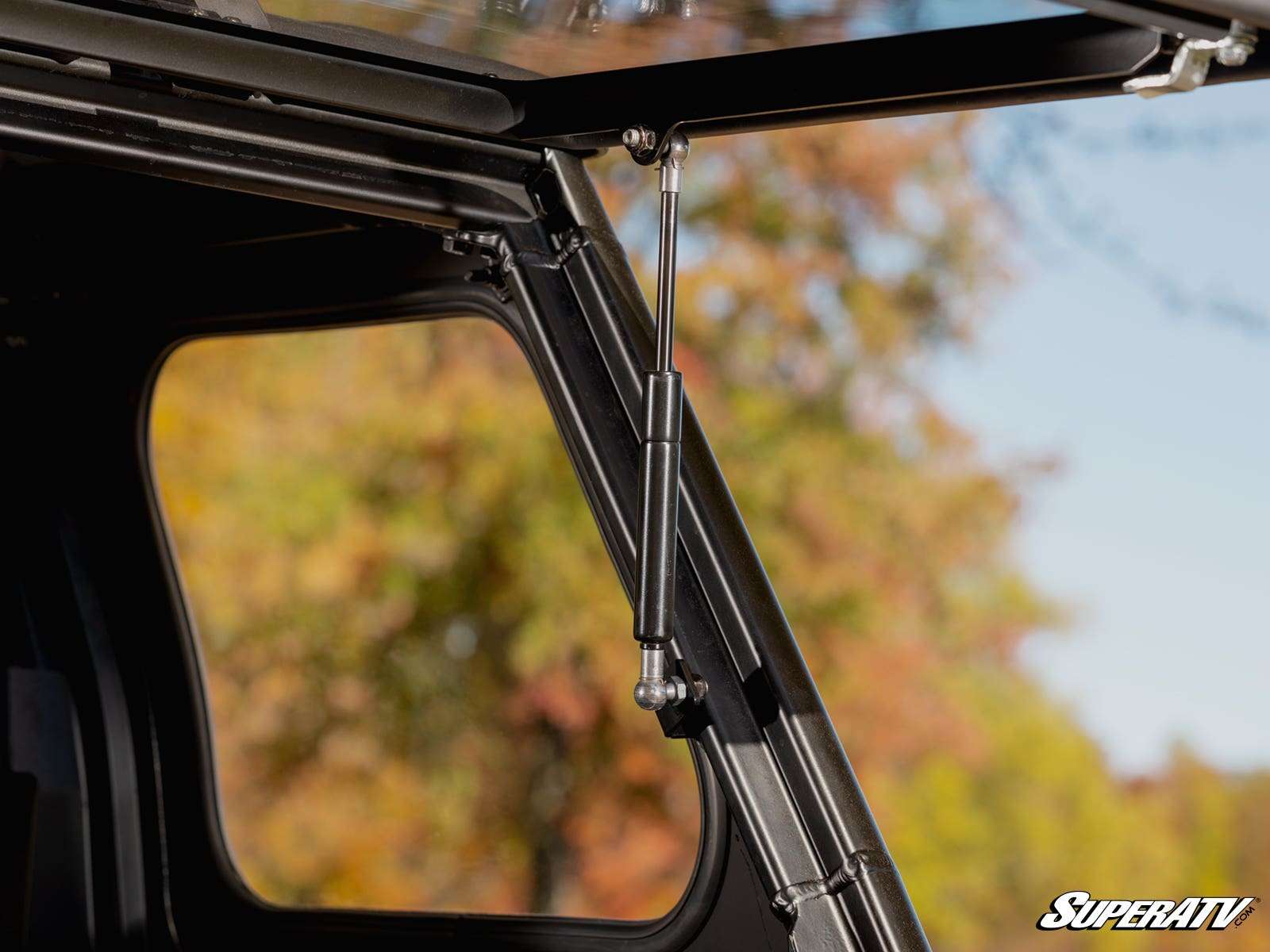 Pare-brise arrière rabattable en polycarbonate pour UTV SuperATV