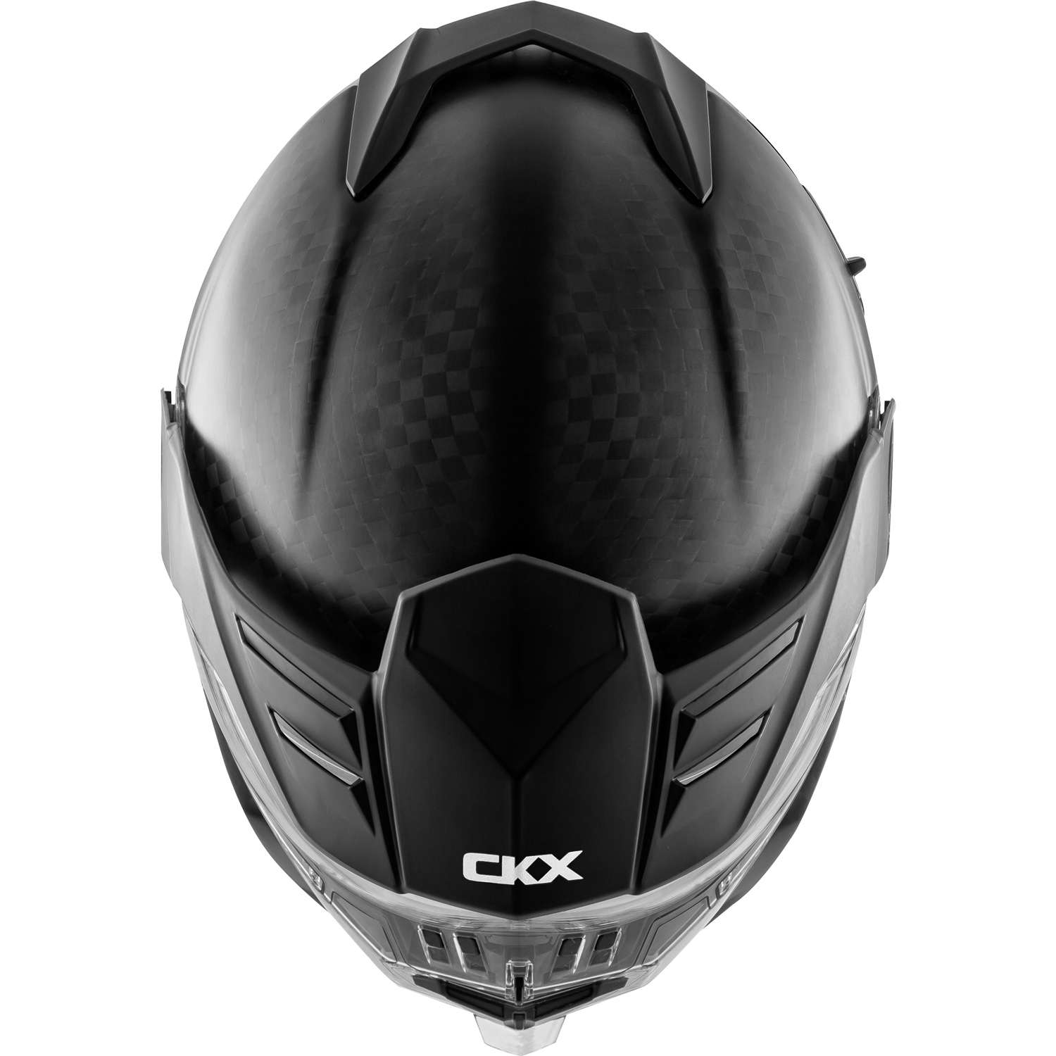 Casque intégral CKX Mission AMS Carbon Solid à double écran