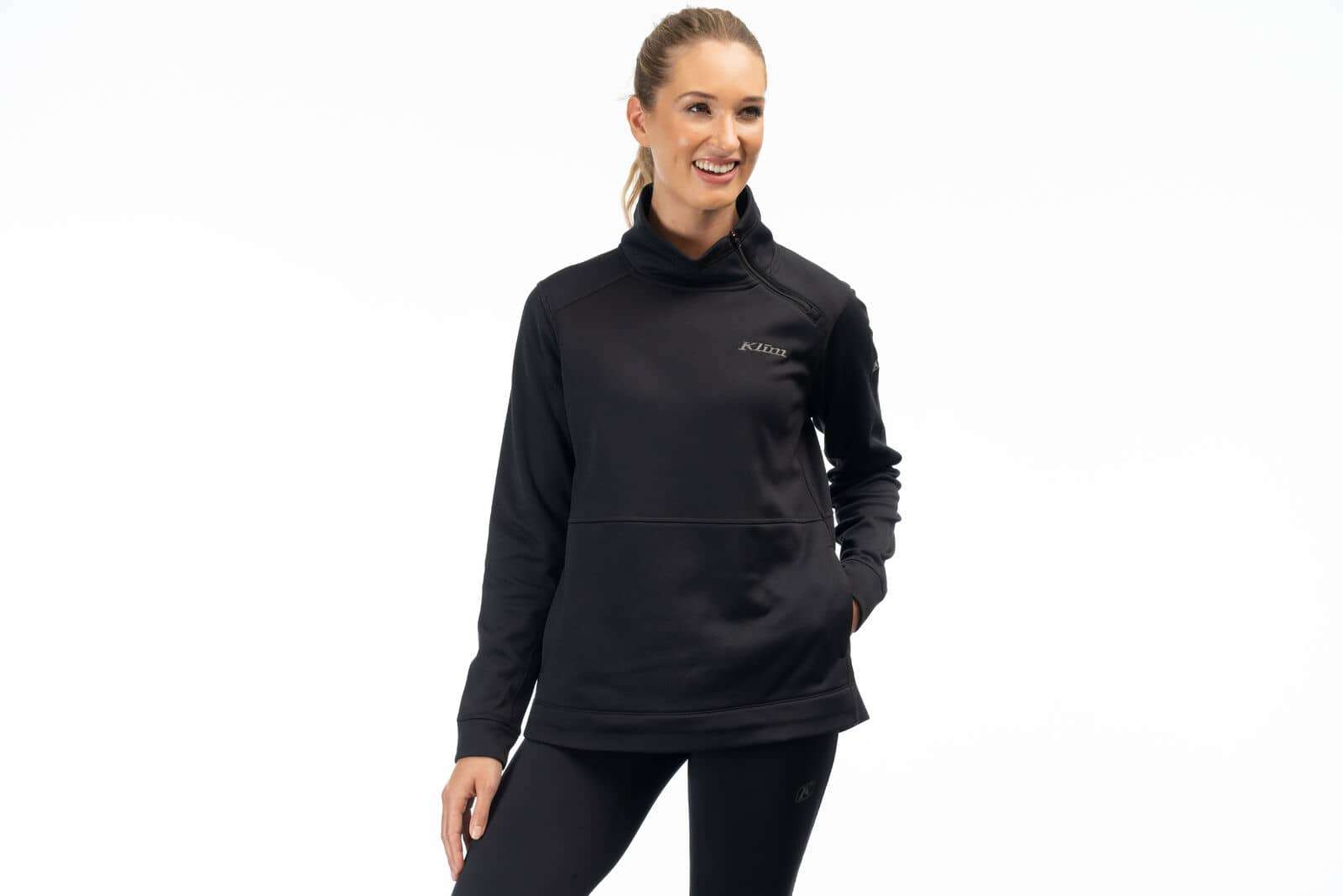 Pull asymétrique Solitude pour femme de Klim