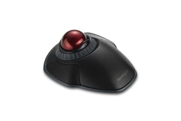 Kensington K70992WW Black Orbit Wireless Trackball with Scroll Ring