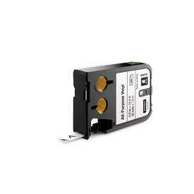 Dymo Xtl 1868751 Authentic Vinyl Label Tape Self Adhesive Black Print On White 12 Mm X 7.5M - Image 7