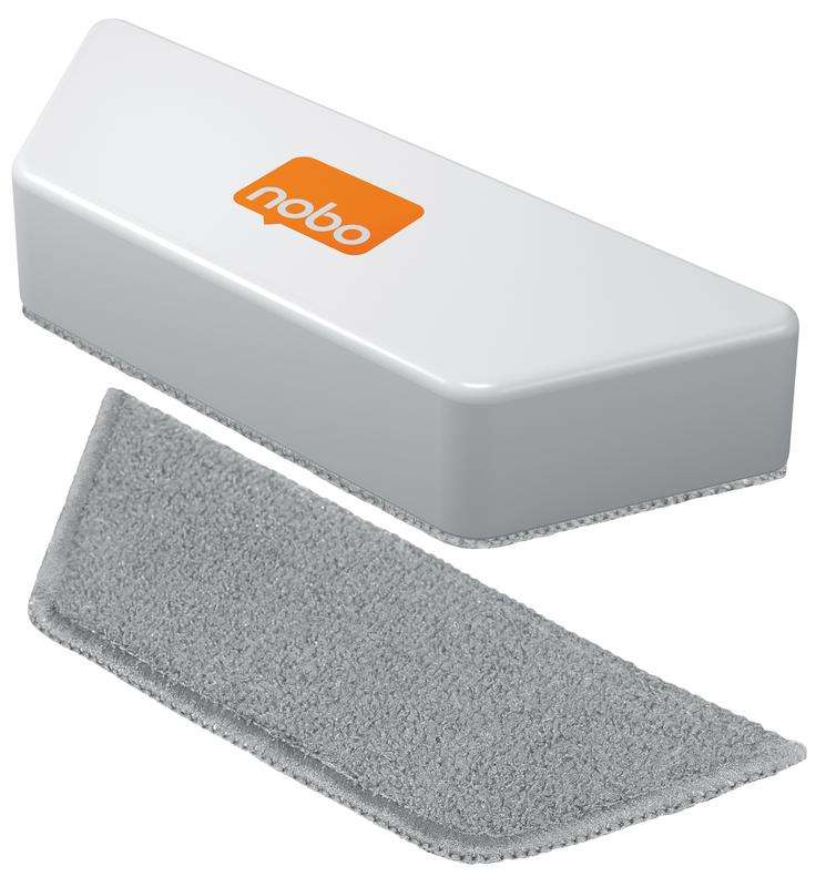 Nobo 1915325 Microfibre Magnetic Whiteboard Eraser Refill Pads
