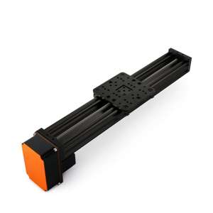 Extra Large Gantry NEMA23 Rear Mount Compact C-Beam Screw Drive Actuator (Black, 375mm Travel) - Thumbnail