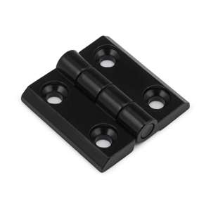 Black 30/30 Series Aluminium Hinge - Thumbnail