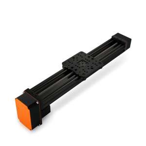 Extra Large Gantry NEMA23 Rear Mount C-Beam Screw Drive Actuator (Black, 125mm Travel) - Thumbnail