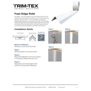 Preview of Fast Edge Rolls Installation Guide R1