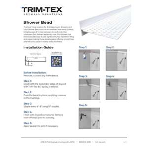 Preview of Shower Bead Installation Guide