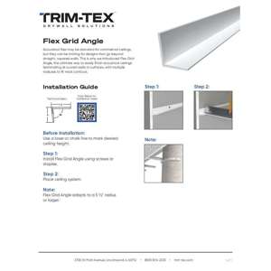 Preview of Flex Grid Angle Installation Guide