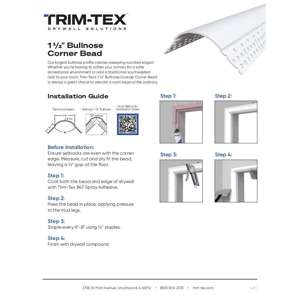 Preview of 1.5 Bullnose Corner Bead Installation Guide